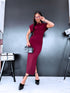 BORDO kleita ar savilkumiem "SOLO DANCE" LS104